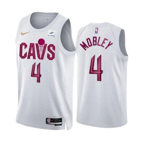 Cleveland Cavaliers Evan Mobley 4 Nike 2022-23 Association Edition Valkoinen Pelipaidat Swingman - Miesten